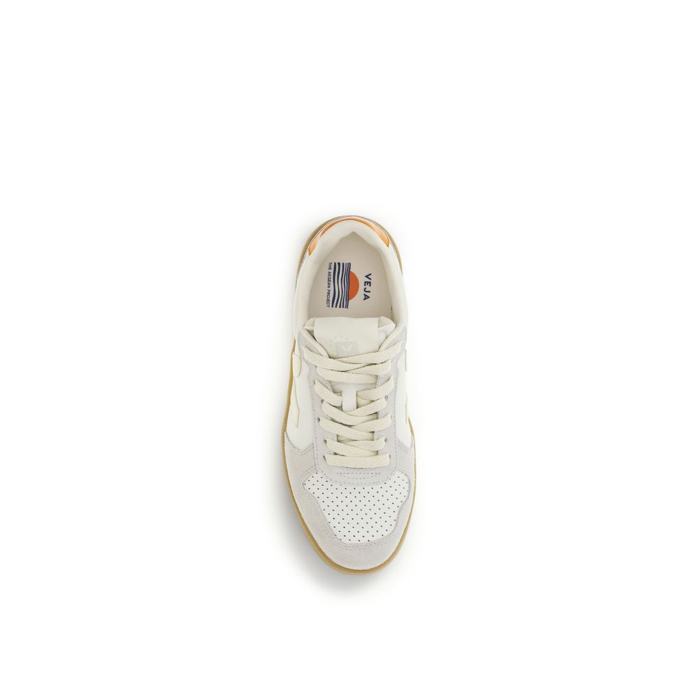 Veja Women's Low Top Bos Taurus Calf Leather Sneakers - White