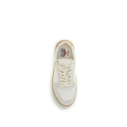 Veja Women's Low Top Bos Taurus Calf Leather Sneakers - White
