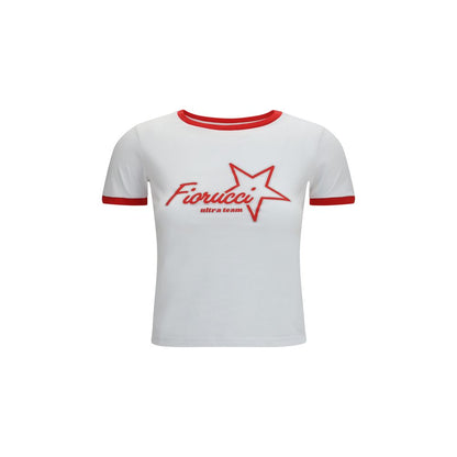 T-Shirt by Fiorucci for women in cotton multicolor, red & print features a plush silhouette, showcasing a sophisticated crew neckline and short-sleeve for a truly plush finish.