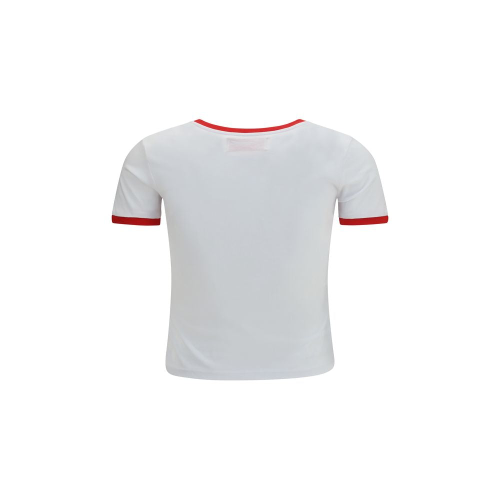 T-Shirt by Fiorucci for women in cotton multicolor, red & print features an on trend silhouette, perfectly showcasing a on trend and crew neckline for an elevated aesthetic.