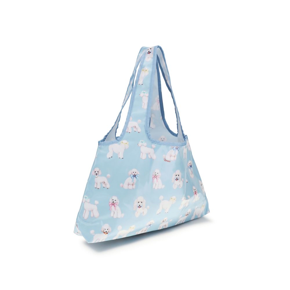 Shoulder Hobo Handbag by Fiorucci for women in pvc blue & print features a refined silhouette, showcasing a secure , organized internal-pockets, and versatile shoulder-strap for a refined finish.