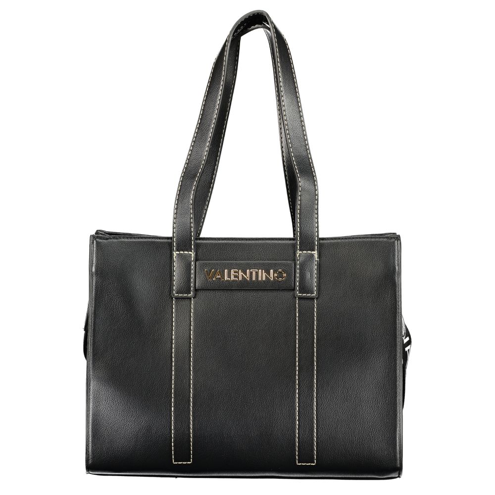 Evening Handbag by Mario Valentino for women in polyurethane black features a exquisite silhouette, showcasing a secure and exquisite with versatile for a exquisite finish.