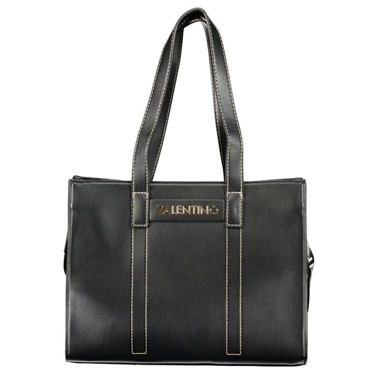 Evening Handbag by Mario Valentino for women in polyurethane black features a exquisite silhouette, showcasing a secure and exquisite with versatile for a exquisite finish.