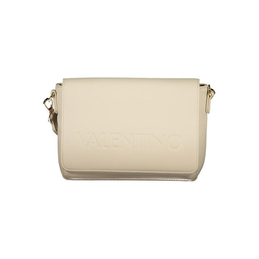 Evening Handbag by Mario Valentino for women in polyurethane beige features an refined silhouette, showcasing a secure , ample , and versatile for a sophisticated refined aesthetic.