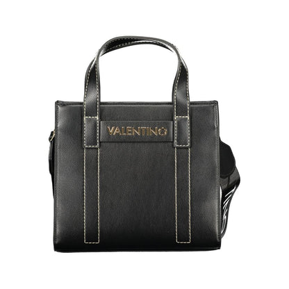 Evening Handbag by Mario Valentino for women in polyurethane black features a refined silhouette, showcasing a secure , organized , and versatile for a refined finish.
