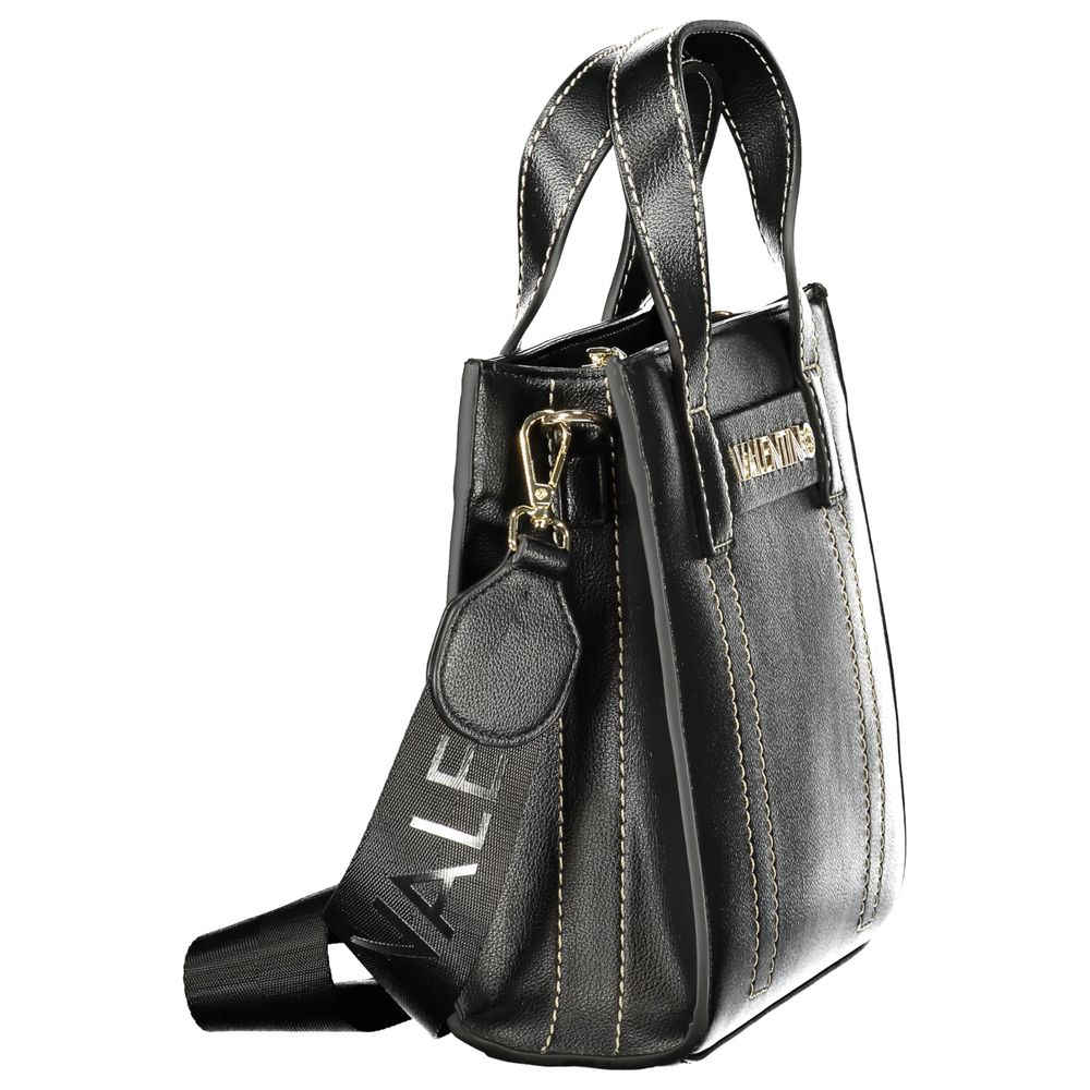 Evening Handbag by Mario Valentino for women in polyurethane black features a refined silhouette, showcasing a secure , organized , and versatile for a refined finish.