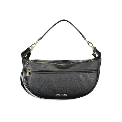Evening Handbag by Mario Valentino for women in polyurethane black features a ornamental silhouette, showcasing a secure , ample , and ornamental for a sophisticated look.