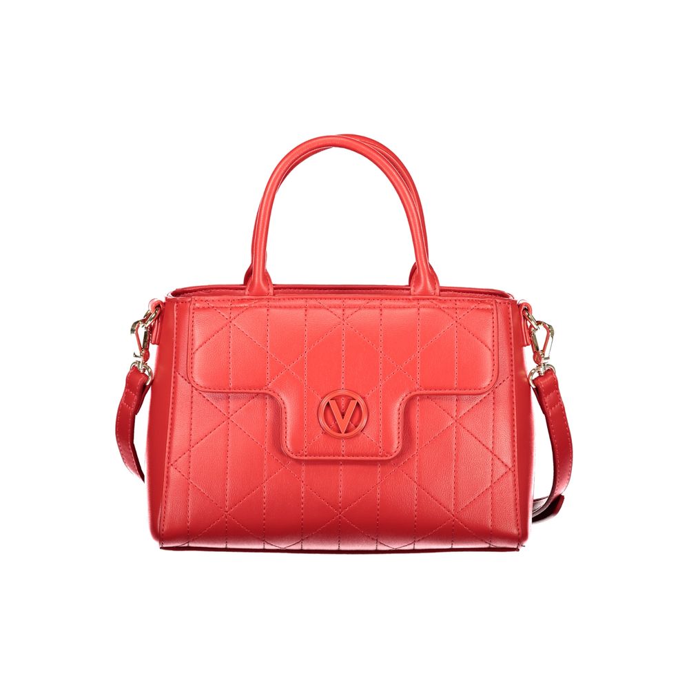 Handbag by Mario Valentino for women in polyurethane red features a exquisite silhouette, showcasing a secure and exquisite with versatile for a exquisite finish.