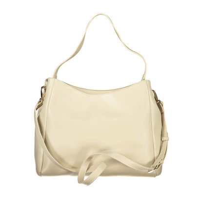 Evening Handbag by Mario Valentino for women in polyurethane beige features a exquisite silhouette, showcasing a secure and exquisite with versatile for a exquisite finish.