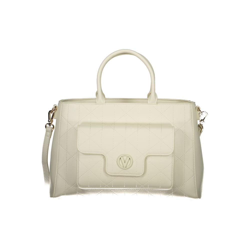 Evening Handbag by Mario Valentino for women in polyurethane white features a exquisite silhouette, showcasing a secure and exquisite with versatile for a exquisite finish.