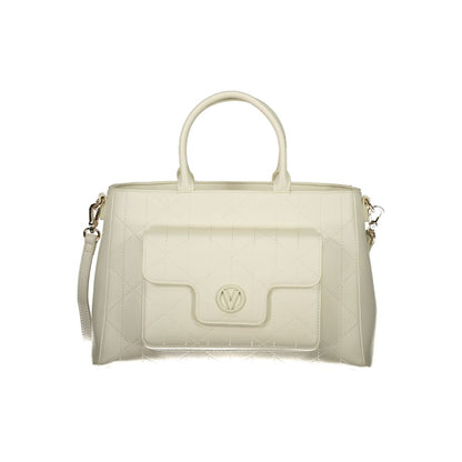 Evening Handbag by Mario Valentino for women in polyurethane white features a exquisite silhouette, showcasing a secure and exquisite with versatile for a exquisite finish.