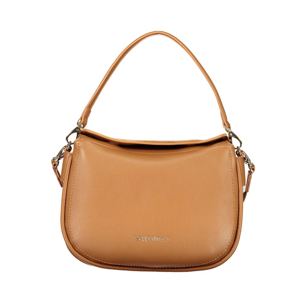 Handbag by Mario Valentino for women in polyurethane brown presents a ornamental silhouette, showcasing a secure , ample , and versatile for a ornamental finish.