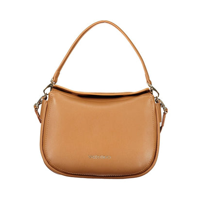 Handbag by Mario Valentino for women in polyurethane brown presents a ornamental silhouette, showcasing a secure , ample , and versatile for a ornamental finish.
