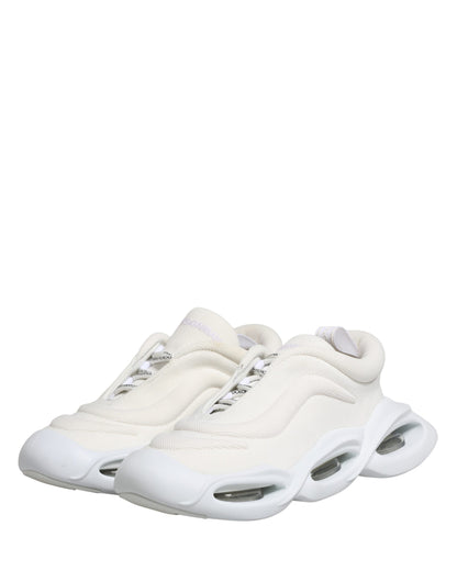 Dolce & Gabbana White Slip On Wave Low Top Sneakers Shoes