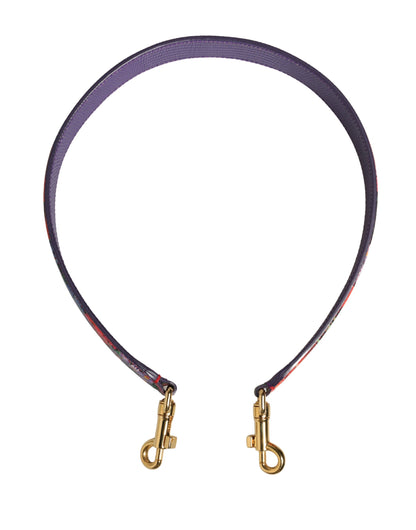 Shoulder Strap from Dolce & Gabbana for women in calf leather gold, multicolor & floral features an on trend design from the Calf Leather Shoulder Strap collection, highlighting a premium look.