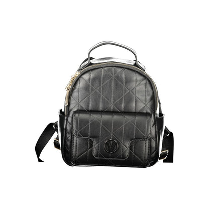 Backpack by Mario Valentino for women in polyethylene black features a architectural Polyethylene Backpack design with a secure snap & zipper, ample external-pockets & internal-pockets, and versatile handle, backpack-strap & adjustable-strap for a architectural finish.