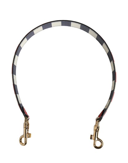 Shoulder Strap from Dolce & Gabbana for women in calf leather gold, multicolor & striped features an on trend design from the Calf Leather Shoulder Strap collection, highlighting a premium look.