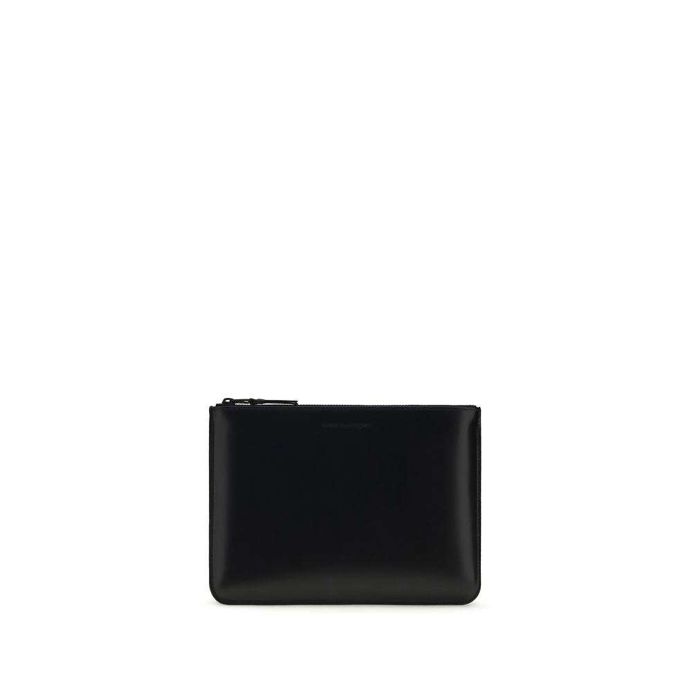 Wallet by Comme Des Garçons for men in bos taurus calf leather black presents a streamlined silhouette, showcasing the sophisticated design of the Bos Taurus Calf Leather Wallet collection with functional .