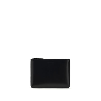 Wallet by Comme Des Garçons for men in bos taurus calf leather black presents a streamlined silhouette, showcasing the sophisticated design of the Bos Taurus Calf Leather Wallet collection with functional .