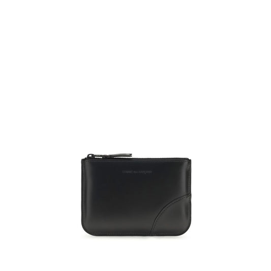 Wallet by Comme Des Garçons for men in bos taurus calf leather black showcases a distinguished silhouette, artfully capturing the essence of the distinguished Bos Taurus Calf Leather Wallet design with functional .