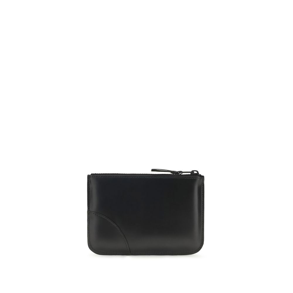 Wallet by Comme Des Garçons for men in bos taurus calf leather black showcases a enchanting silhouette, artfully detailed with the signature style of the Bos Taurus Calf Leather Wallet and functional .