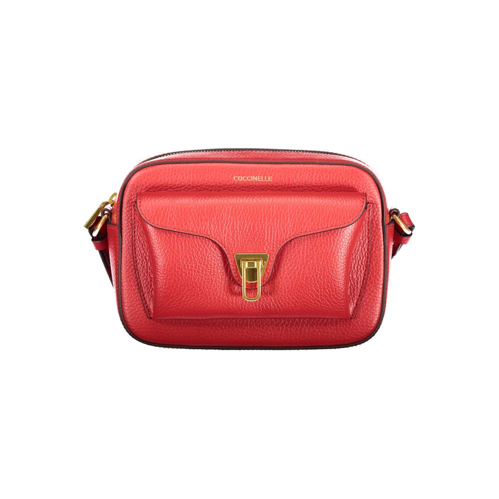 Coccinelle Leather Evening Handbag - Red