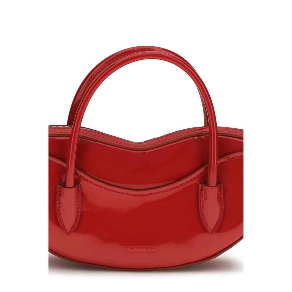 Mini Shoulder Handbag by Fiorucci for women in bos taurus suede calf leather multicolor, silver & signature features an refined silhouette, showcasing a secure zipper, ample external-pockets, and versatile shoulder-strap & handle for a sophisticated refined aesthetic.