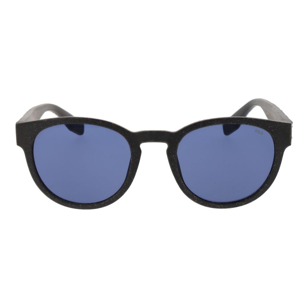 Sunglasses by Fila for unisex in plastic gray features an ethereal full-rim panto frame design with gray coloured frame frames and non-polarized category-3-dark-tint lens for a ethereal finish.