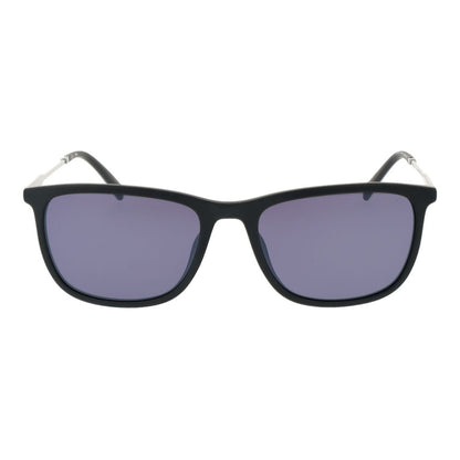 Sunglasses by Fila for men in stainless steel gray features an lustrous full-rim square frame design with gray coloured frame detailing and mirrored category-3-dark-tint lens for a lustrous aesthetic.