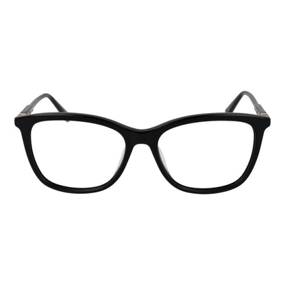 Eyeglasses Frames by Fila for women in plastic and black showcases an refined full-frame frame design featuring a sophisticated black coloured frame for an refined and refined aesthetic.