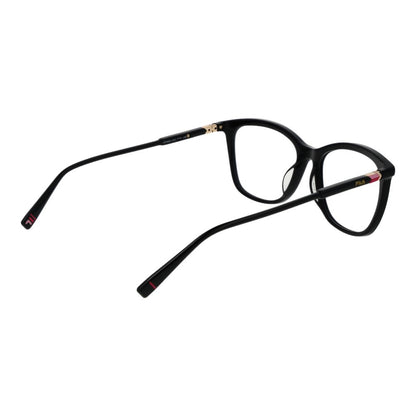 Eyeglasses Frames by Fila for women in plastic black showcases a refined full-frame frame design with a refined black coloured frame finish for a refined and sophisticated look.