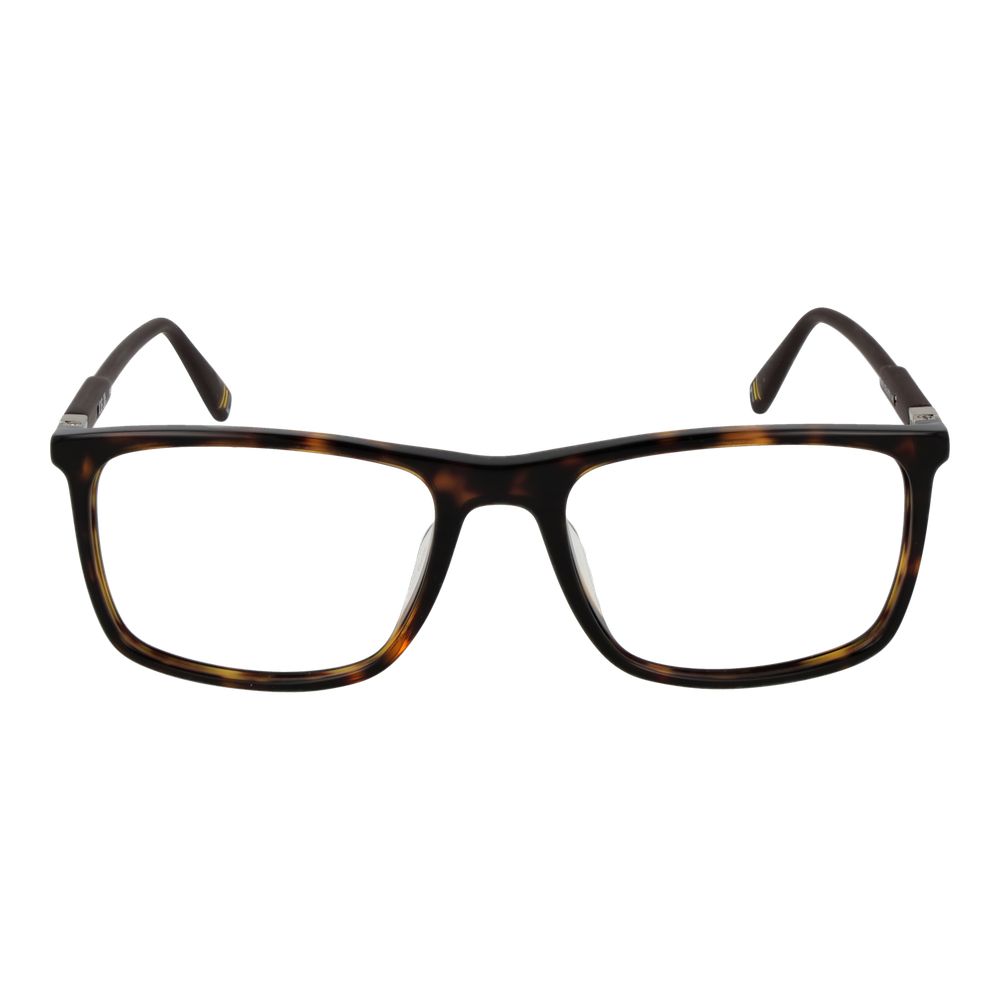 Eyeglasses Frames by Fila for men in plastic brown showcases a refined full-frame frame design with a refined brown coloured frame finish for a refined and sophisticated look.