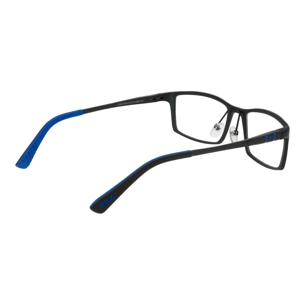 Eyeglasses Frames by Fila for men in aluminium and gray showcases an refined full-frame frame design featuring a sophisticated gunmetal coloured frame for an refined and refined aesthetic.