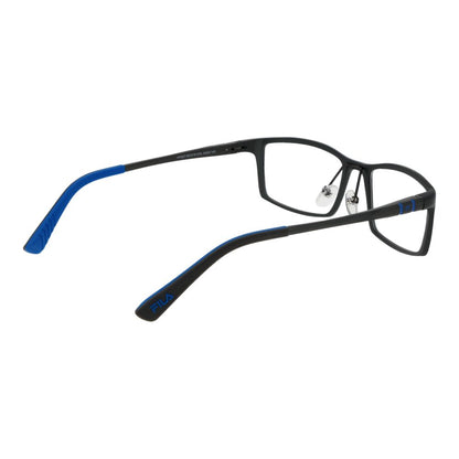 Eyeglasses Frames by Fila for men in aluminium and gray showcases an refined full-frame frame design featuring a sophisticated gunmetal coloured frame for an refined and refined aesthetic.