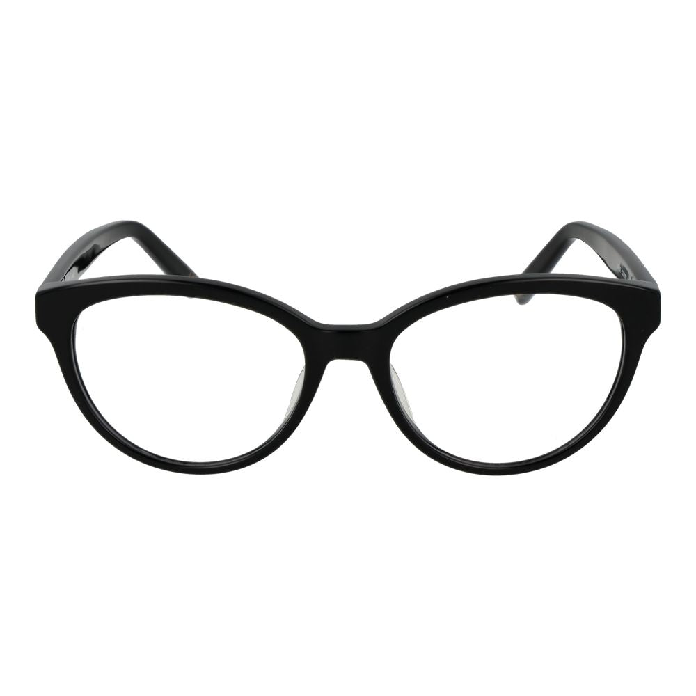 Eyeglasses Frames by Fila for women in cellulose acetate black showcases a refined full-frame frame design with a refined black coloured frame finish for a refined and sophisticated look.