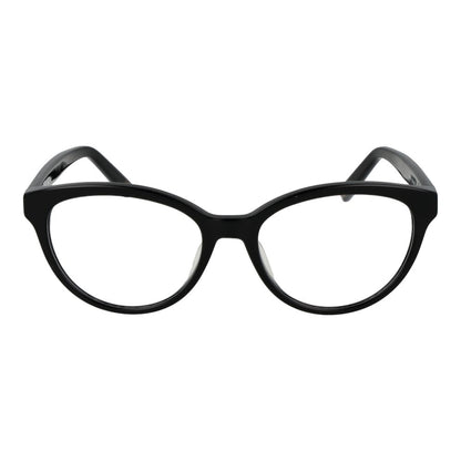 Eyeglasses Frames by Fila for women in cellulose acetate black showcases a refined full-frame frame design with a refined black coloured frame finish for a refined and sophisticated look.