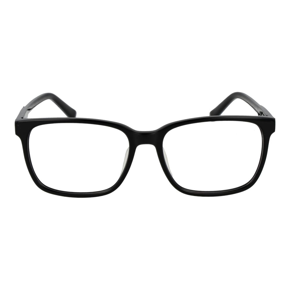 Eyeglasses Frames by Fila for men in cellulose acetate black features a refined silhouette, showcasing a refined black coloured frame and full-frame frame design for a sophisticated, premium look.