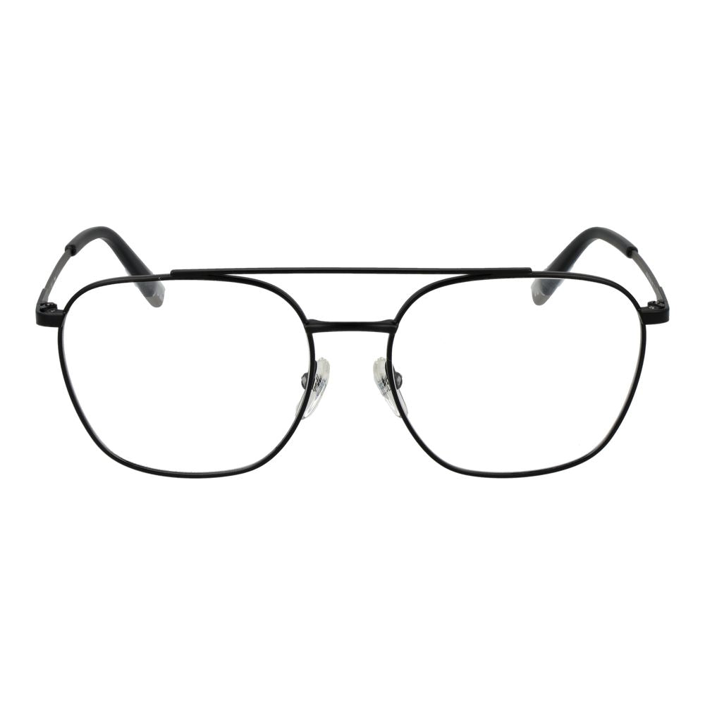 Eyeglasses Frames by Fila for unisex in black features a refined silhouette, showcasing a refined black coloured frame and full-frame frame design for a sophisticated, premium look.