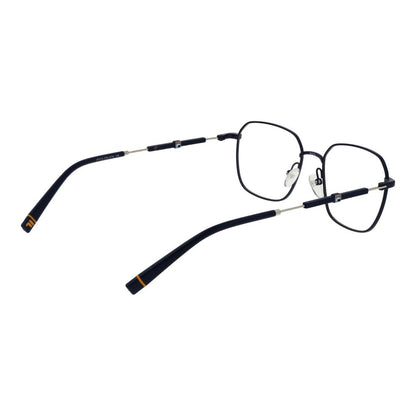 Eyeglasses Frames by Fila for men in metal blue showcases a reflective silhouette, artfully incorporating a sophisticated blue coloured frame with a distinct full-frame frame design.