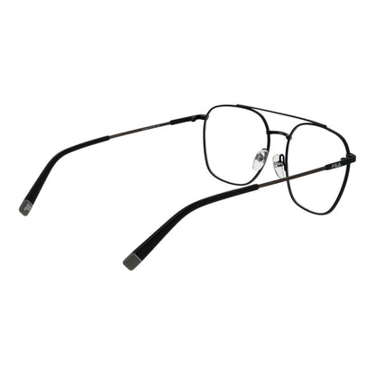 Eyeglasses Frames by Fila for unisex in and black showcases an refined full-frame frame design featuring a sophisticated black coloured frame for an refined and refined aesthetic.