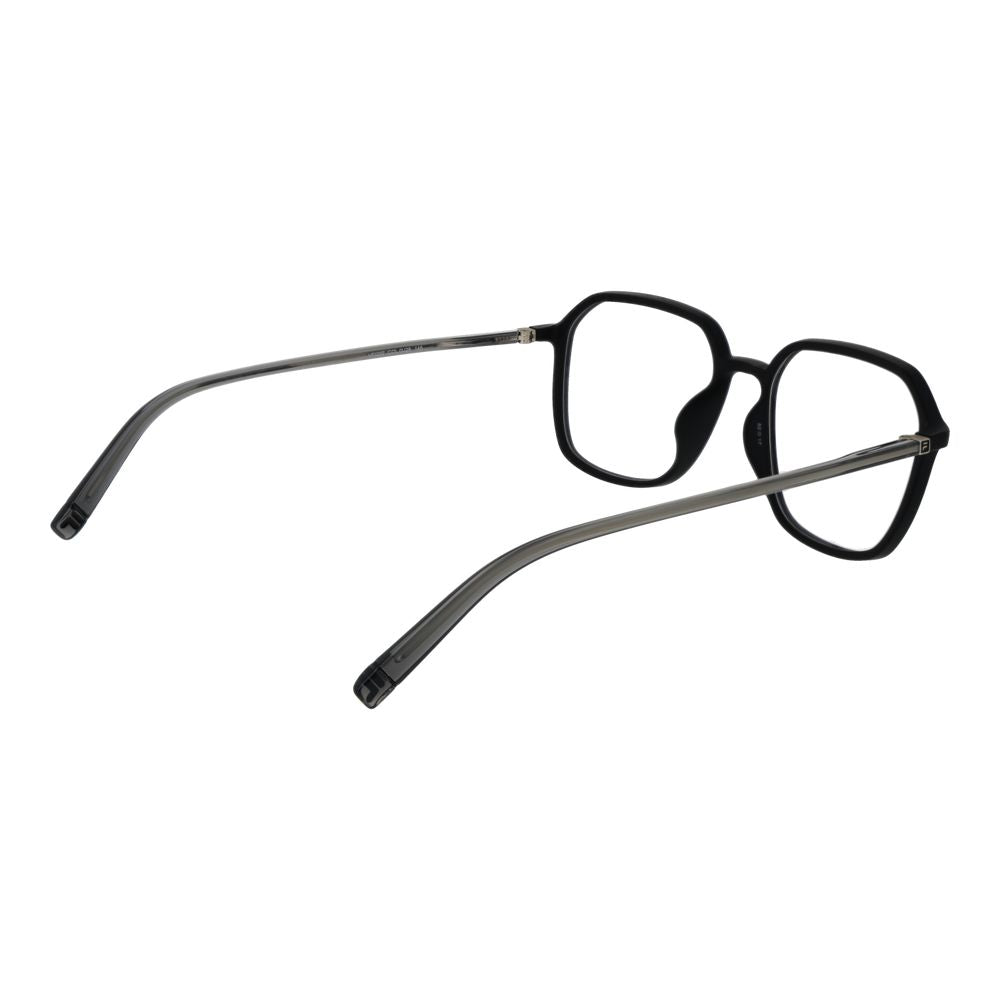 Eyeglasses Frames by Fila for men in black showcases a refined full-frame frame design with a refined black coloured frame finish for a refined and sophisticated look.