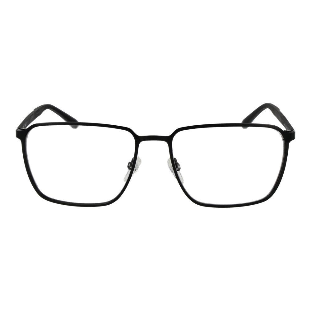 Eyeglasses Frames by Fila for men in black features an refined silhouette, showcasing a sophisticated black coloured frame and refined full-frame frame design for a refined look.