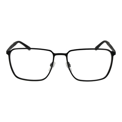 Eyeglasses Frames by Fila for men in black features an refined silhouette, showcasing a sophisticated black coloured frame and refined full-frame frame design for a refined look.