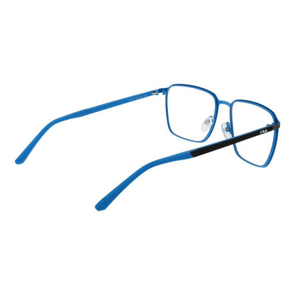 Eyeglasses Frames by Fila for men in gray features an refined silhouette, showcasing the refined gunmetal coloured frame and sophisticated full-frame frame design.