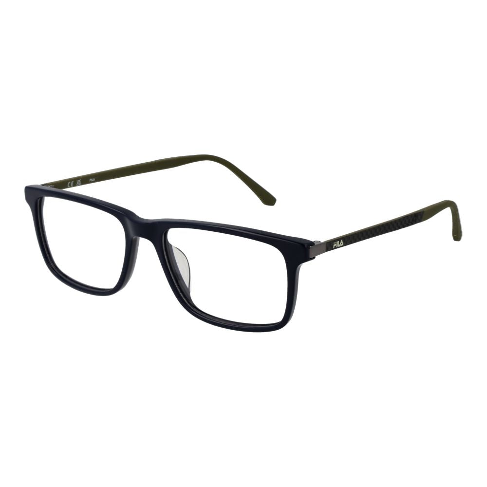 Eyeglasses Frames by Fila for men in rubber and blue showcases an refined full-frame frame design featuring a sophisticated blue coloured frame for an refined and refined aesthetic.