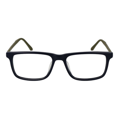 Eyeglasses Frames by Fila for men in rubber blue features an refined silhouette, showcasing a sophisticated blue coloured frame and refined full-frame frame design for a refined look.