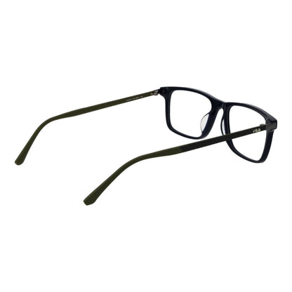 Eyeglasses Frames by Fila for men in rubber blue features a refined silhouette, showcasing a refined blue coloured frame and full-frame frame design for a sophisticated, premium look.