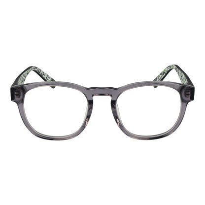 Eyeglasses Frames by Fila for unisex in plastic gray features an refined silhouette, showcasing the refined gray coloured frame and sophisticated full-frame frame design.