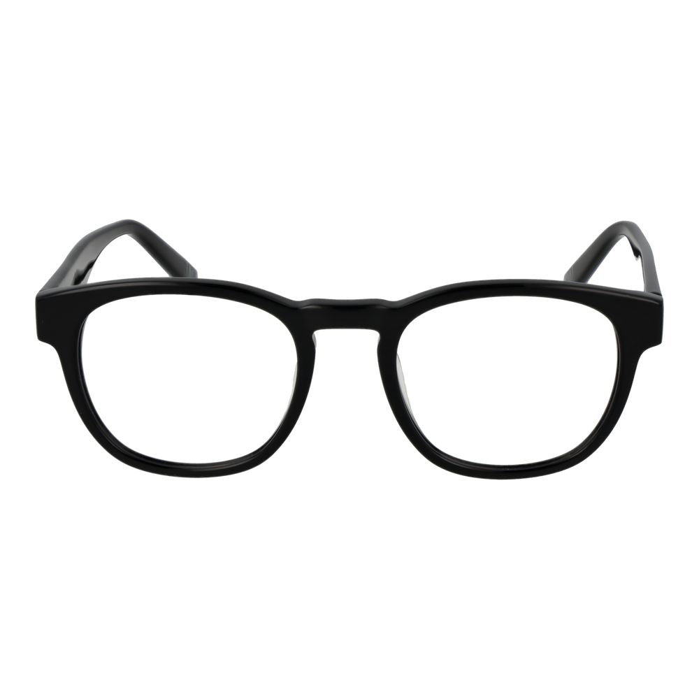 Eyeglasses Frames by Fila for unisex in plastic black features a refined silhouette, showcasing a refined black coloured frame and full-frame frame design for a sophisticated, premium look.