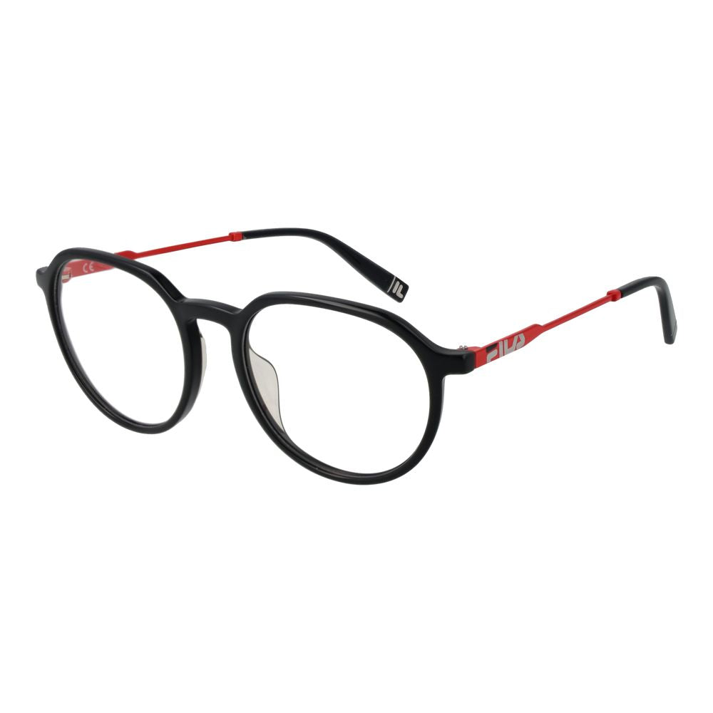 Eyeglasses Frames by Fila for unisex in stainless steel and gray showcases an refined full-frame frame design featuring a sophisticated gray coloured frame for an refined and refined aesthetic.
